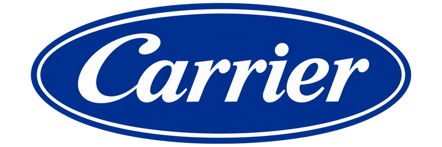 Carrier air-conditioning and heat-pump parts brand artwork
